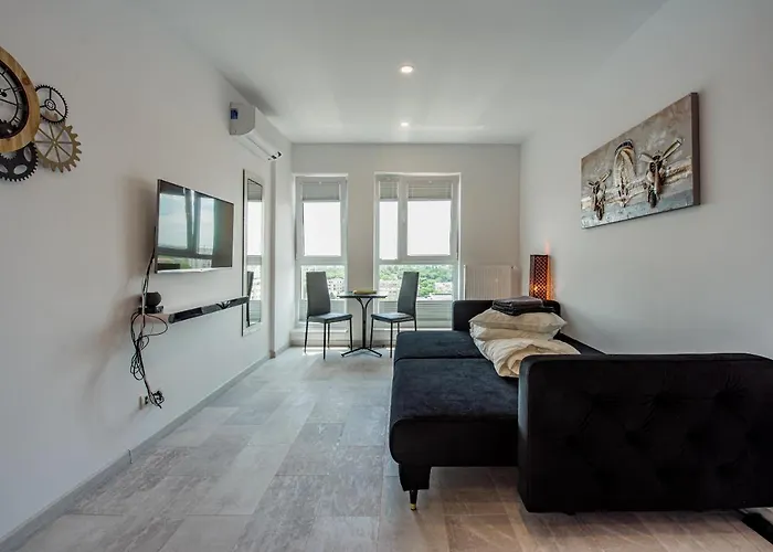 Cozy Penthousestudio Cityview W12 Bukareszt
